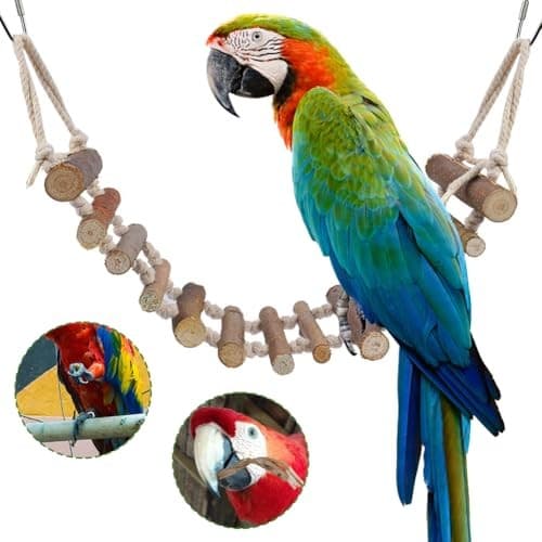 Bird Cage Accessories, Parakeet Cage Accessories, Bird Hammock, Chewing  4