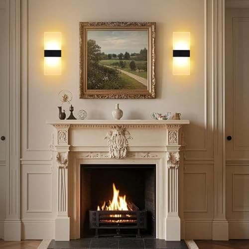  Modern Wall Sconce Dimmable Sconce Wall Lighting 12W Black Indoor 1-warm white 4