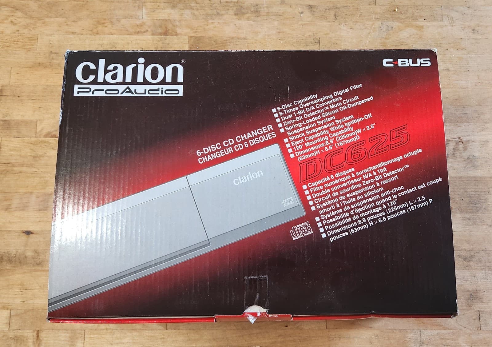Clarion Pro Audio C-BUS 6-Disc Auto/Car CD Changer DC625 (PLEASE READ DESCRIP)