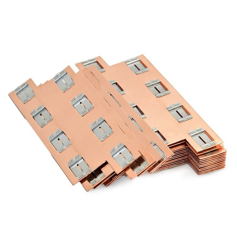 Custom 0.2mm  High Current Density Irregularly Shaped Copper  Nickel Busbar 3