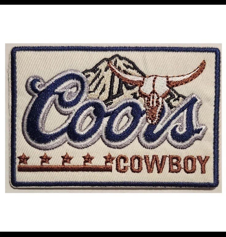 Coors Cowboy Patch + American Hat Company Patch + Positive Times Patch – 3 Pack 2