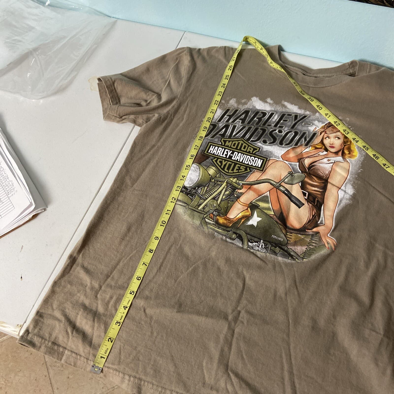 harley davidson mens T shirt Motorcycle Crystal River Florida 4