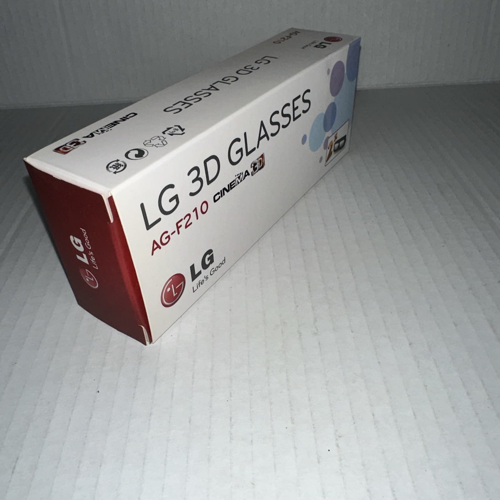 LG Cinema 3D Glasses AG-F210 2 Pairs In Box.  - NEW - Stocking stuffer Gift Idea 5