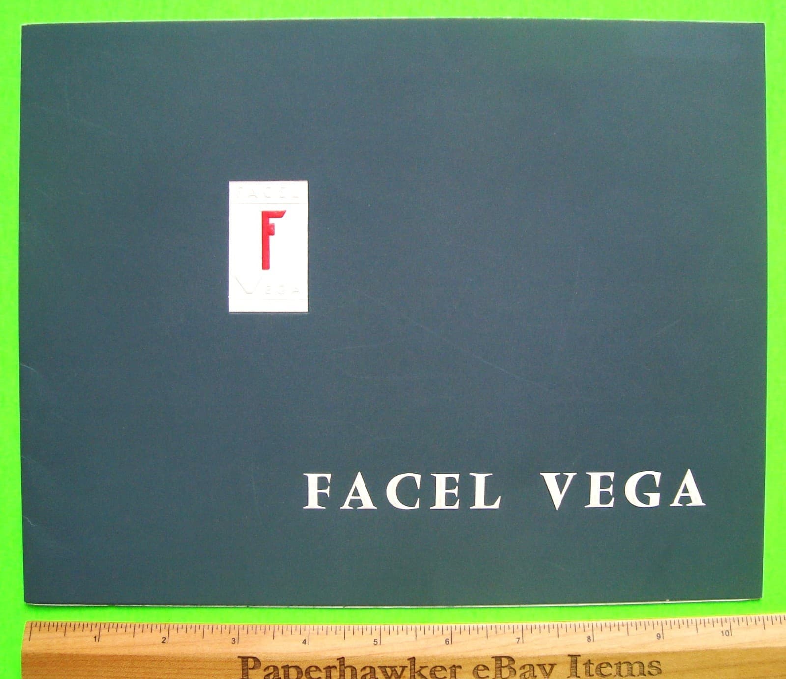 ca 1955 - 1960 FACEL VEGA FACTORY SALES LOT Brochure + COLOR CATALOG + 2 Photos 2