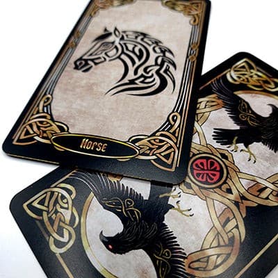 Futhark of the Shadowed Feather Runic Oracle  Norse Viking Tarot Rune Deck 6