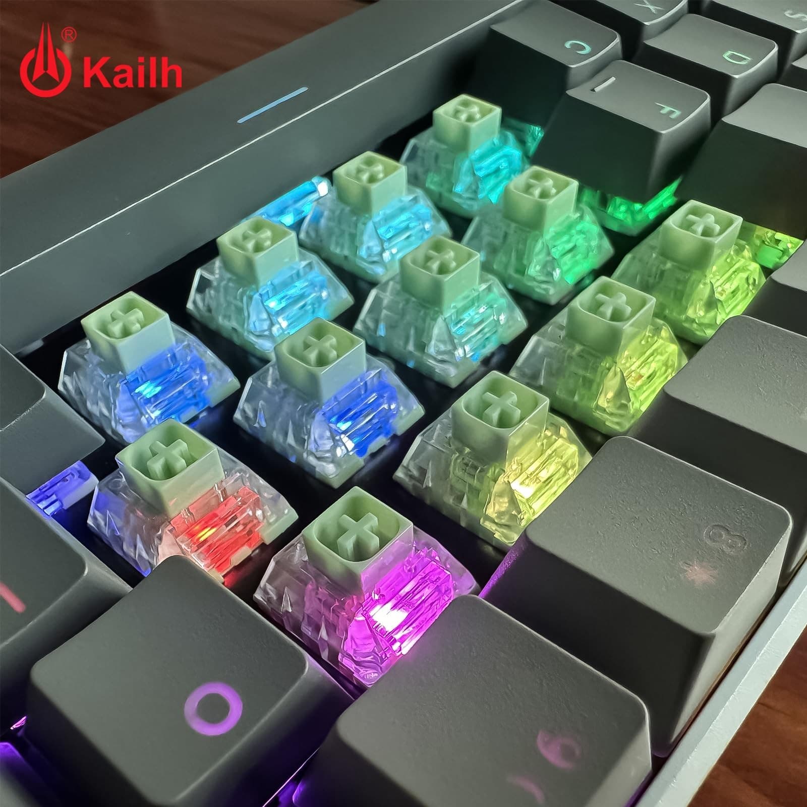 Kailh Box Jade Pro+ Switches for mx Mechanical Keyboard3-Pin 55gf/Thick Click... 5