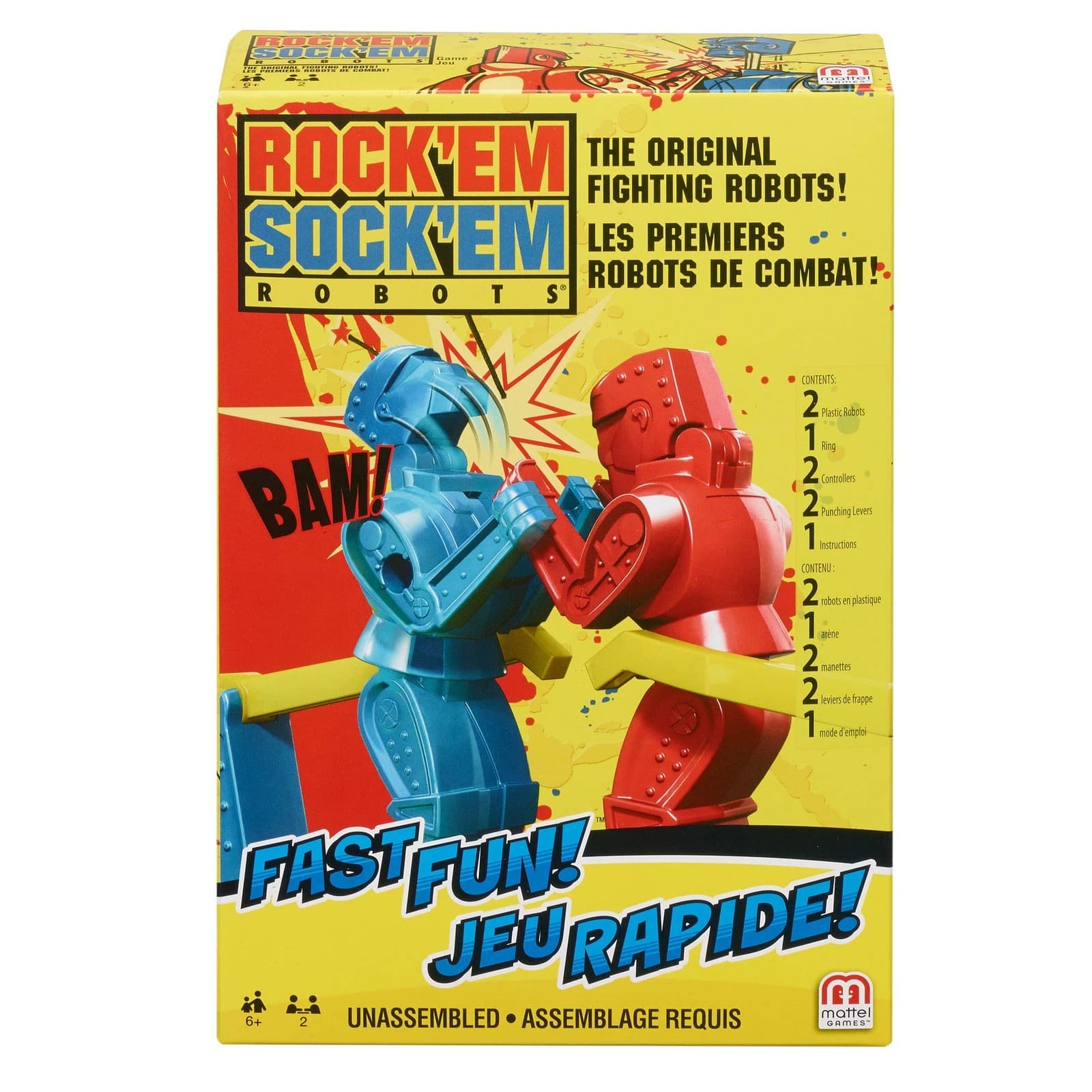 Rock 'Em Sock 'Em Robots FMW26 Toy, Multicoloured 2