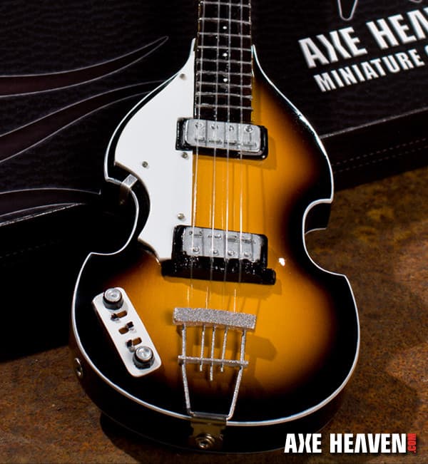Paul McCartney Mini Bass Guitar Beatles Collectible Hofner Violin Bass Replica 5