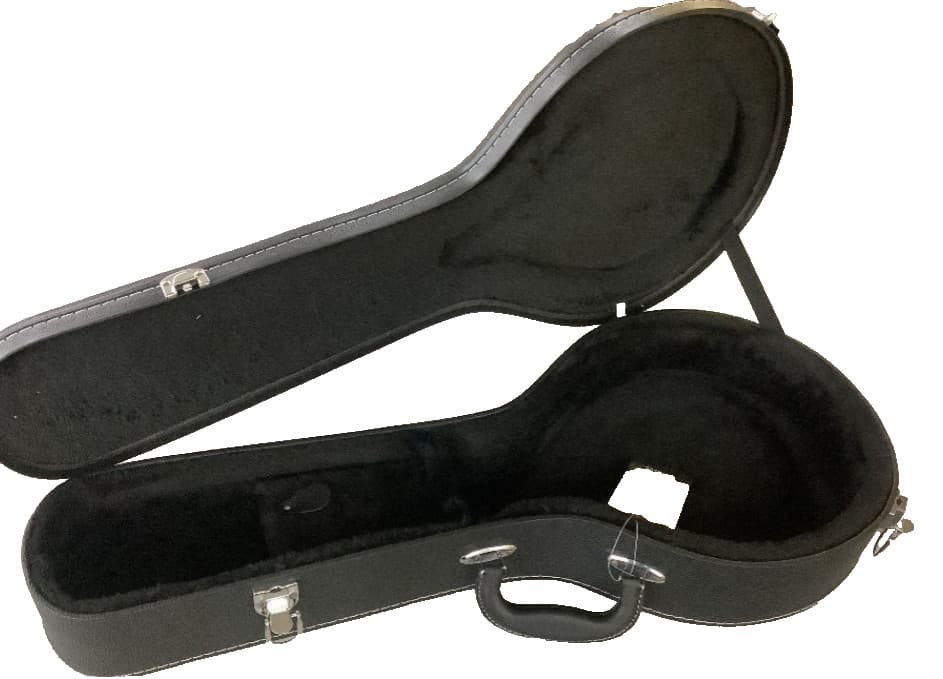 Glarry Hardshell Microgroove Carry Case Artificial Leather for A Style Mandolin 2