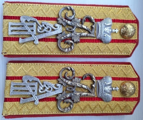 Shoulder-boards of His Imperial Majesty the Emperor Nicholas II, Russian Empire, 2