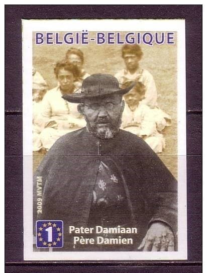 Belgium**FATHER DAMIEN-LEPRA-IMPERFORATE-LEPROSY HAWAII-DAMIAAN-ONGETAND-NonDenT