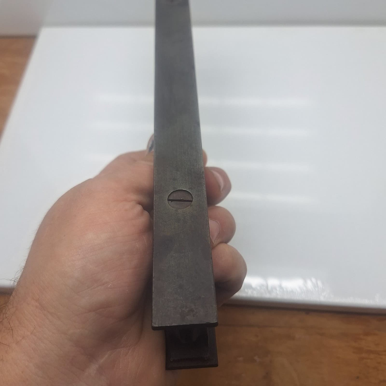 VINTAGE Victorian C. E. JENNINGS CAST IRON FILLIGREE LEVEL 12" Made In USA 6