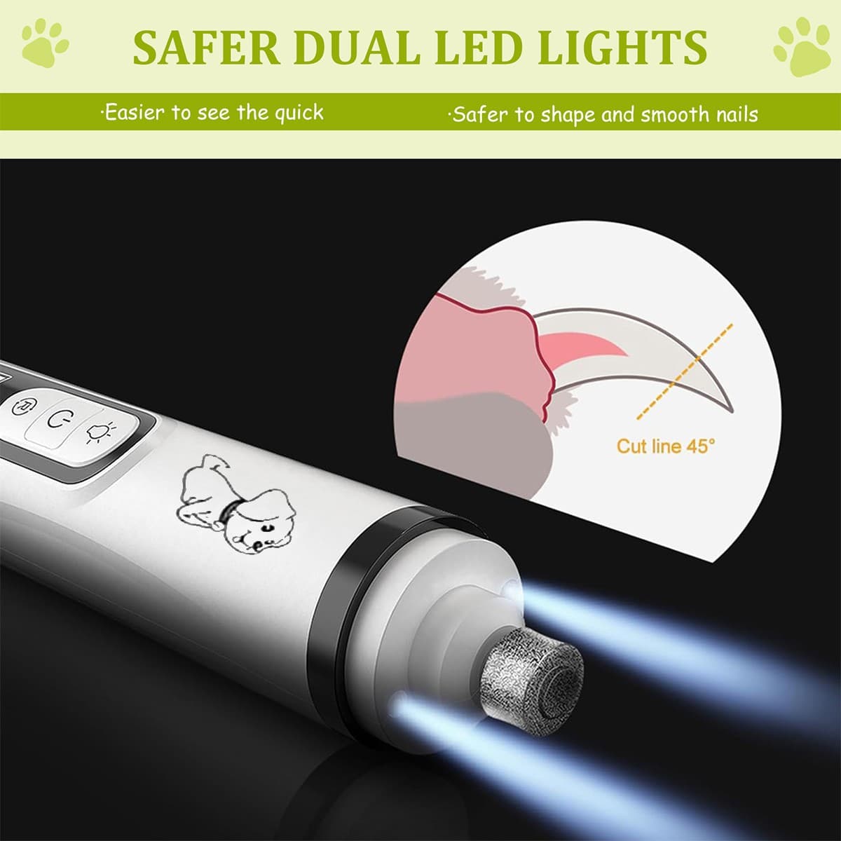 Silent Groom Pro Nail Grinder 2025 Upgraded Silent Groomer Pro Nail US 4