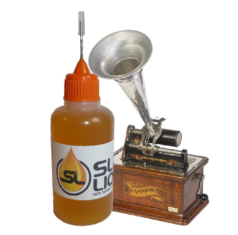 Slick Liquid Lube Bearings BEST 100% Synthetic Oil for Columbia Phonograph