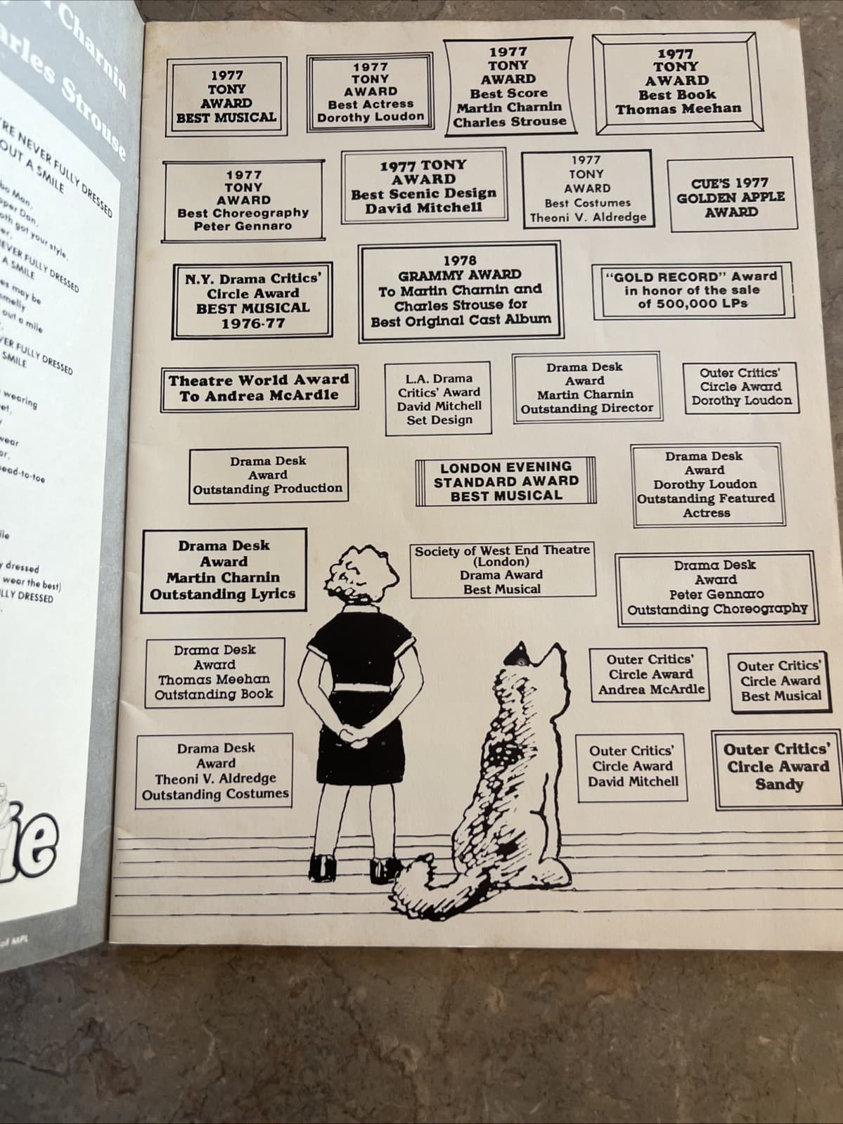 Vintage 1977  ANNIE a New Musical Program/Playbill Anniversary Edition 2