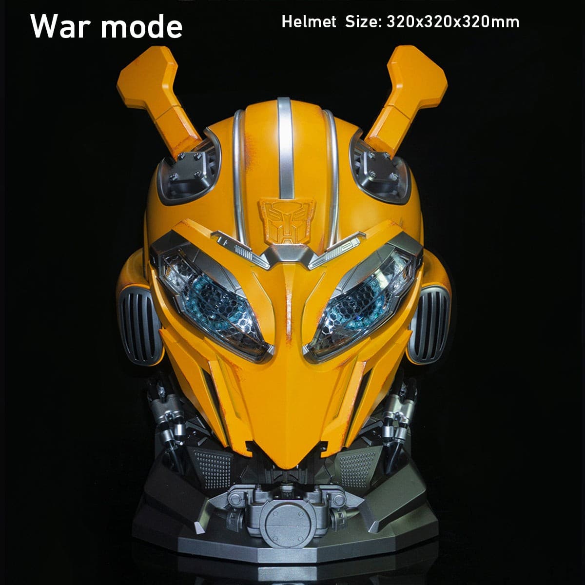 HiPlay Killerbody Transformer Bumblebee wearable Helmet with Base CEVC Upgraded 4