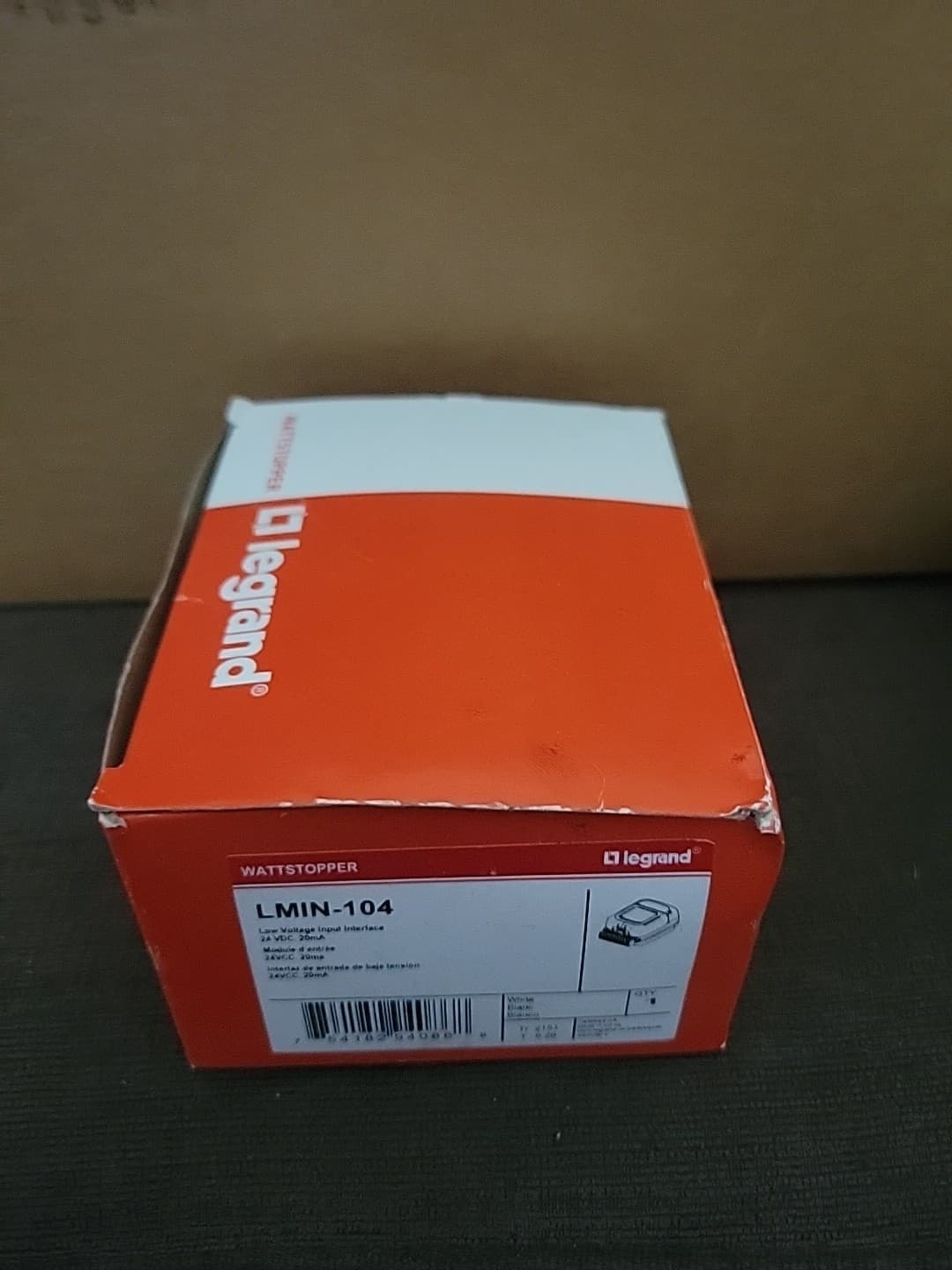 WattStopper LMIN-104 Low Voltage Interface 24VDC White, New In Box  2