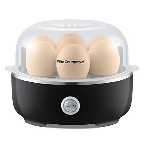 Elite Gourmet 7-Egg Electric Cooker - Versatile Soft to Hard Boil