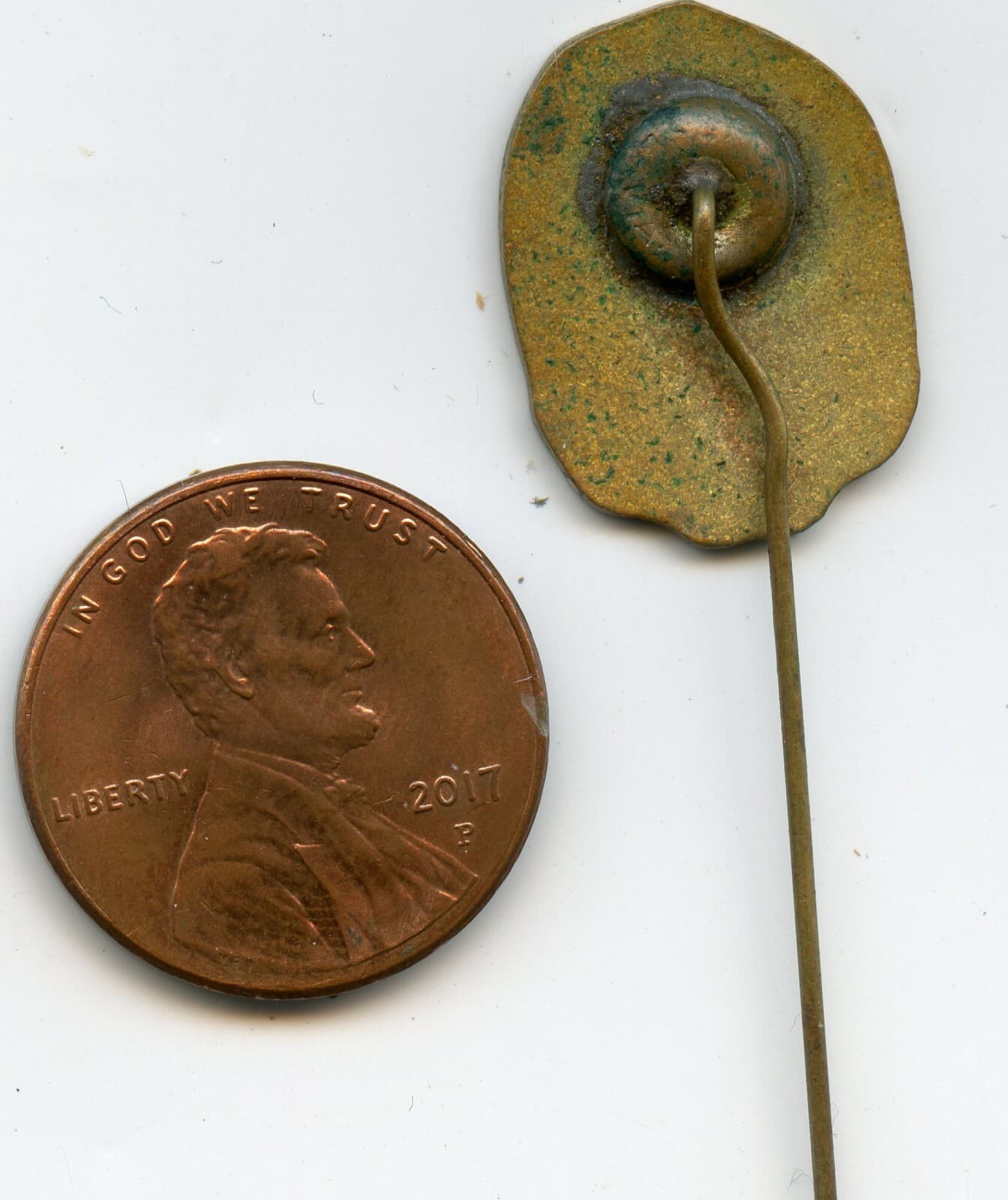 P.K. Banat 1947 , Serbia ? Vintage  Agriculture Pin , cow 2