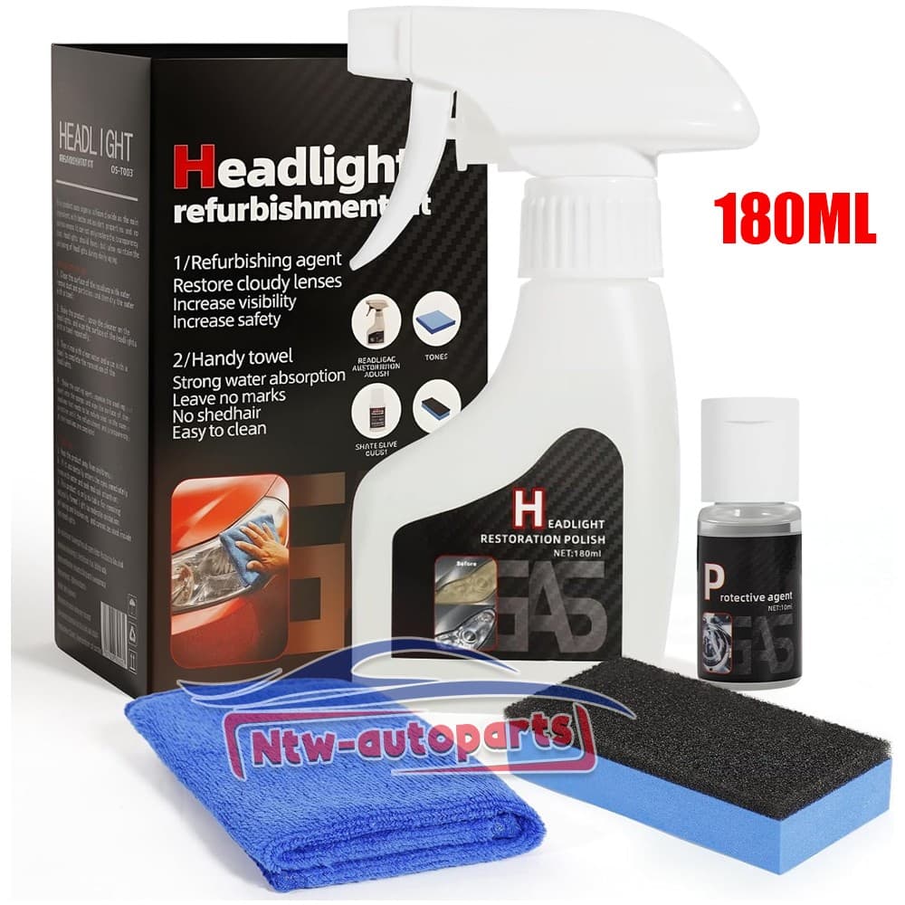 Kit de restauración de faros de coche Pulido de faros de carros autos Reparar 2
