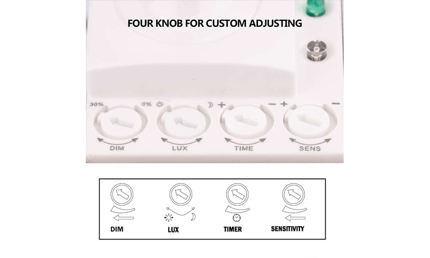 Radar Motion Sensor SMART Dimmable Dusk to Down Indoor Outdoor Ceiling LED Light 4