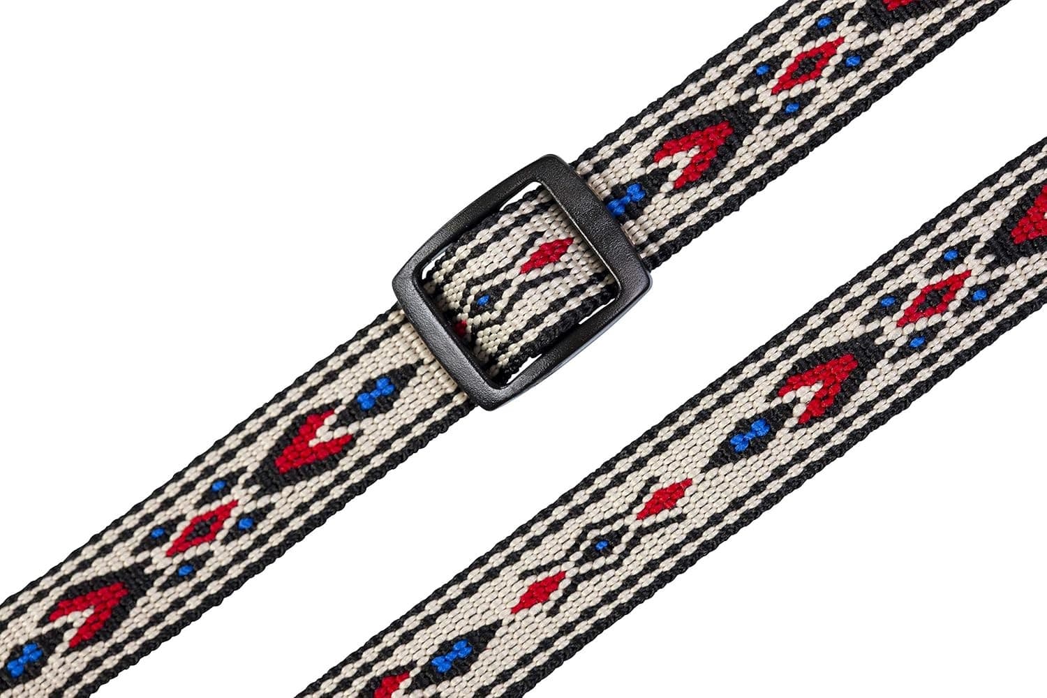 Levy's Leathers .5" Jacquard Weave Mandolin/Ukulele Strap with Dual Leather...  5