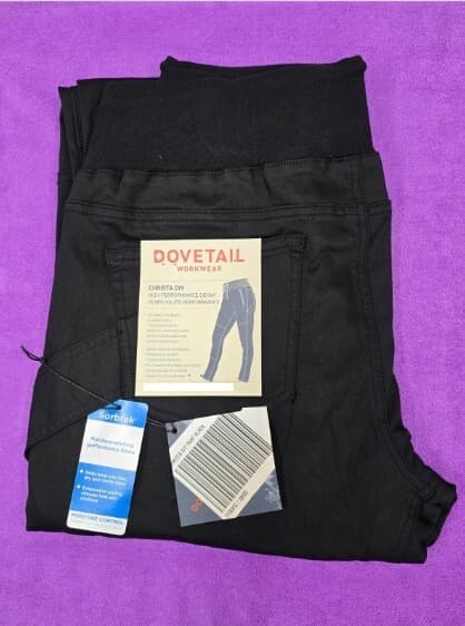 Dovetail Christa DIY - Black Denim 14/16  X 30 6