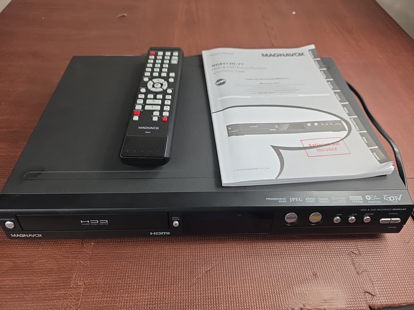 Magnavox MDR513H/F7  320GB HDD & DVD Recorder With Remote Tested Working 2