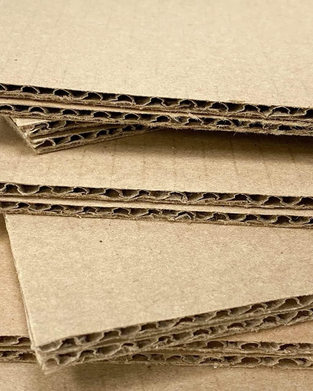 200 12.25x12.25 LP Cardboard Corrugated Pads Inserts Filler Sheet 12.25 x 12.25 3