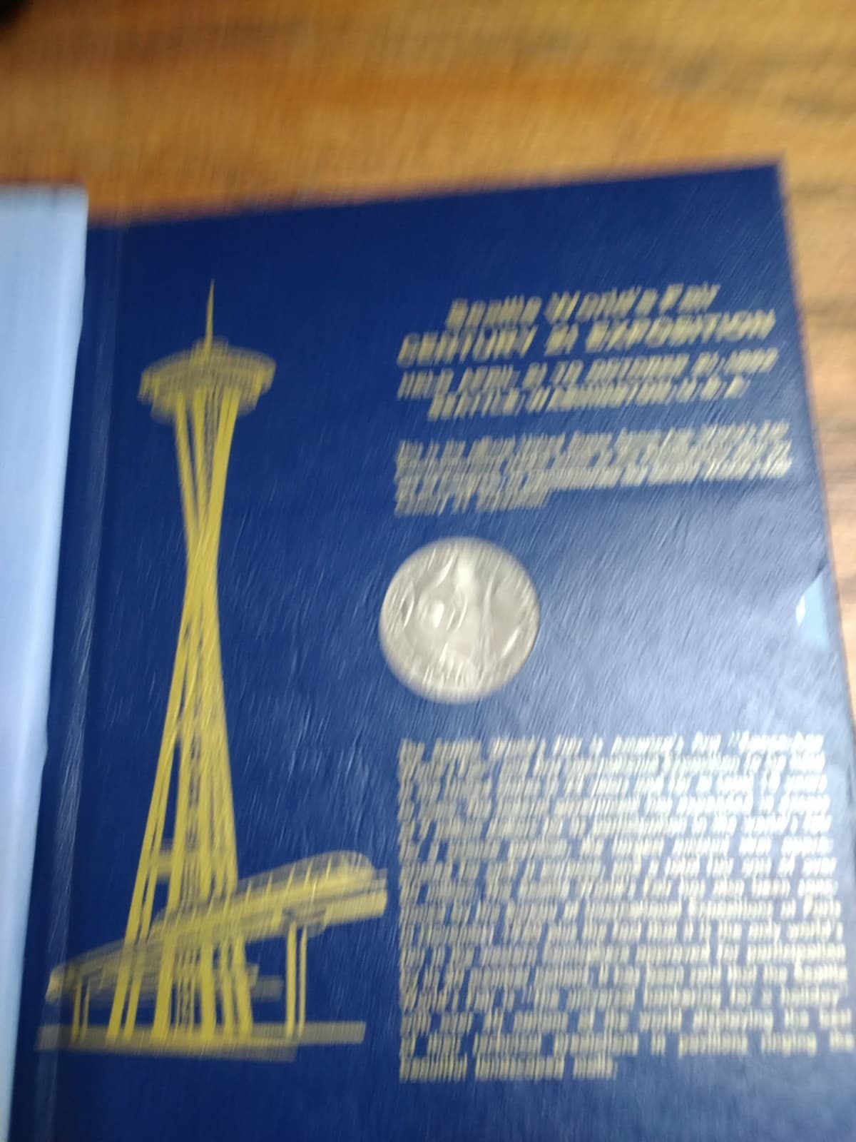 World Fair Medals, Seatle 1962 in a Whitmen Album 3