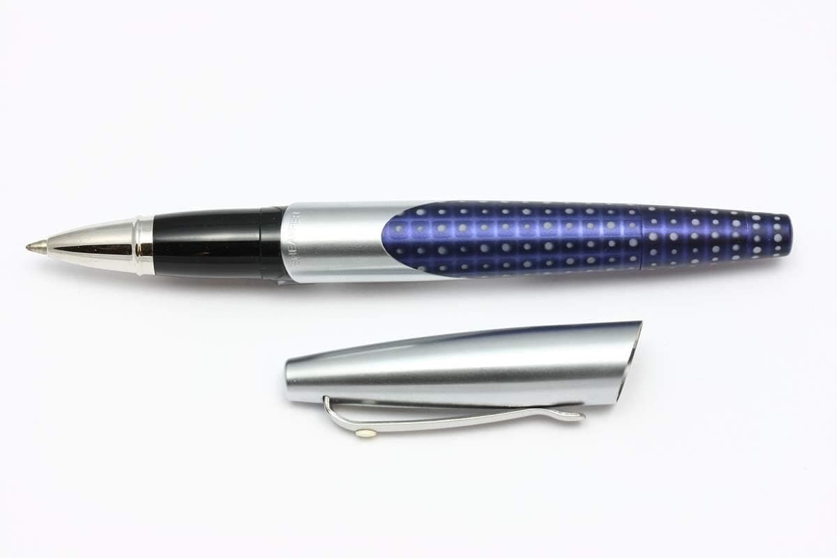 Sheaffer Made in the USA Blue whale shark Barrel Intrigue rollerball pen 2