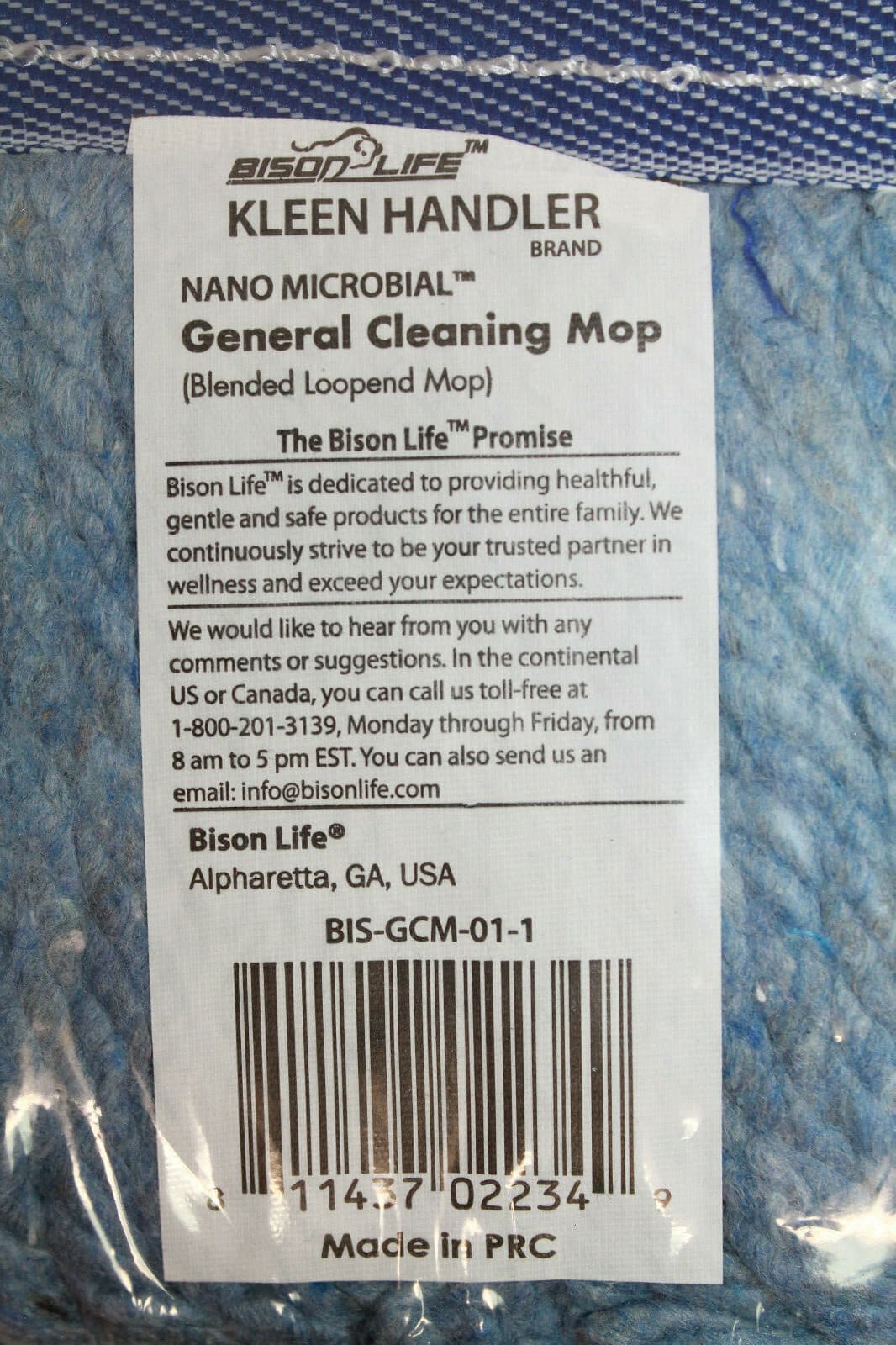 Bison Life Kleen Handler General Cleaning Replacement Mop Head Lot Of 10 3