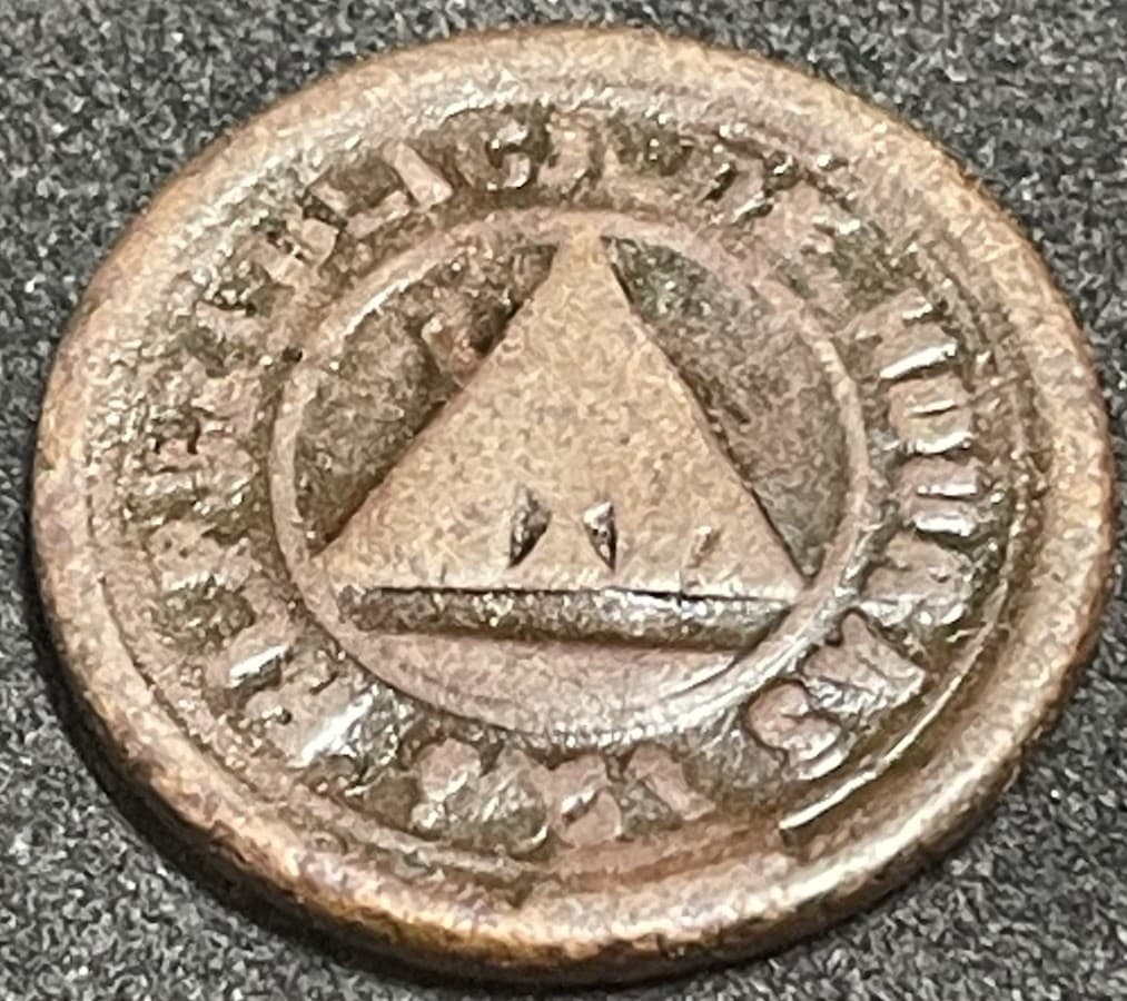 1910 Honduras 2 Centavos Error 2/1 Bronze Rare Coin 2