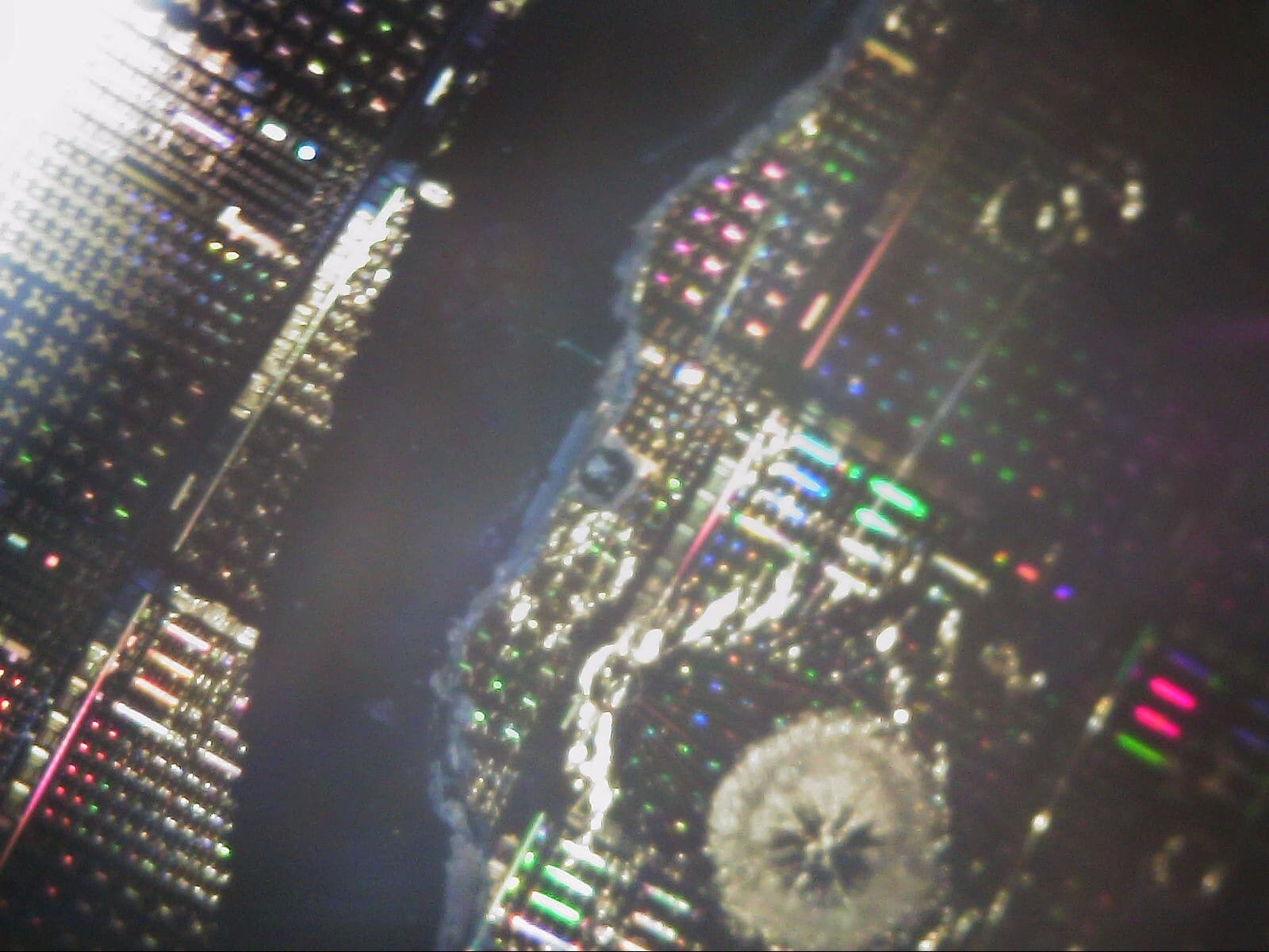 4" Golden Test Silicon Wafer Unique Extremely Rare  RF NAND Vintage CPU Chip 3