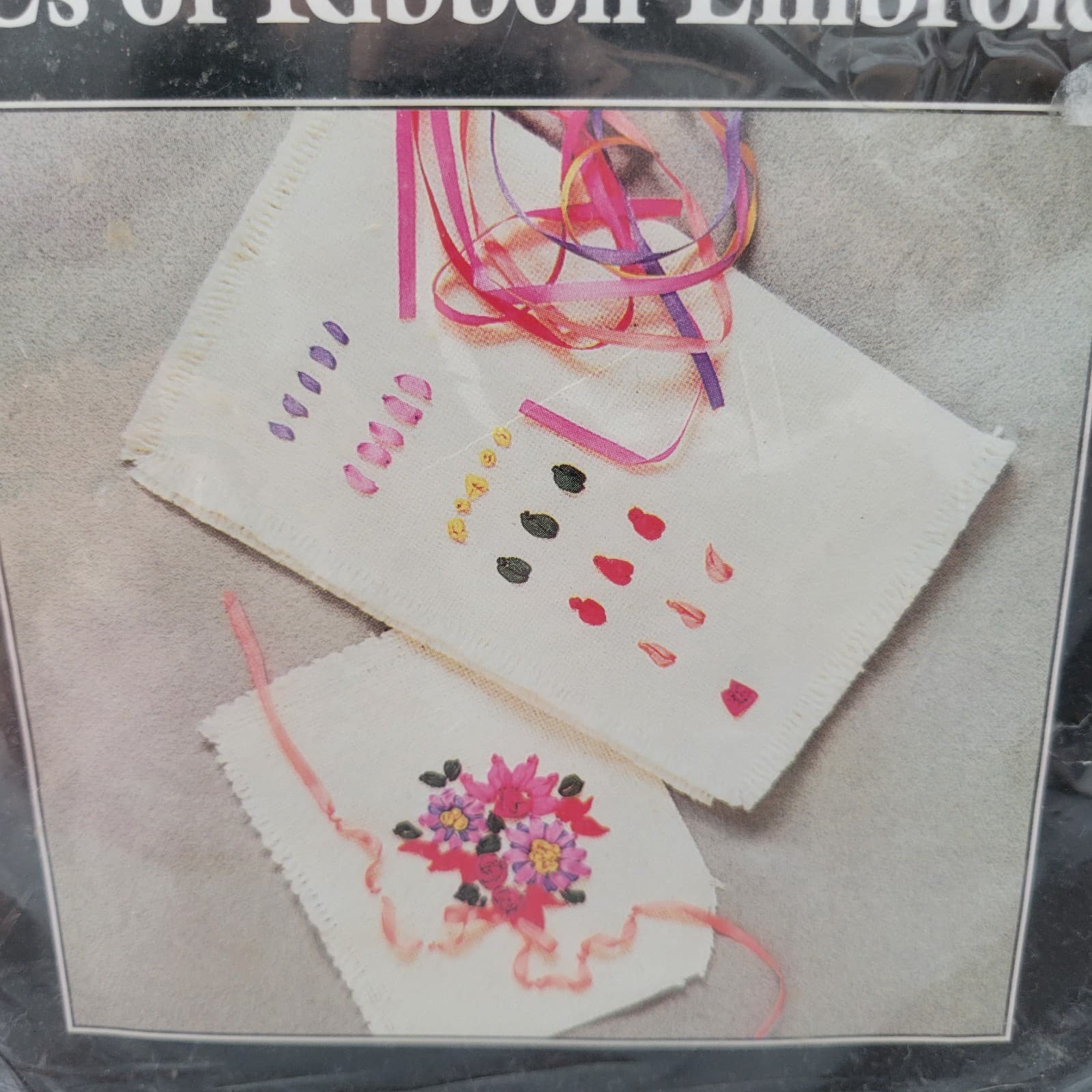 Vintage 90s Creative Beginnings Silk Ribbon Embroidery Kit ABCs Beginners 1996 2