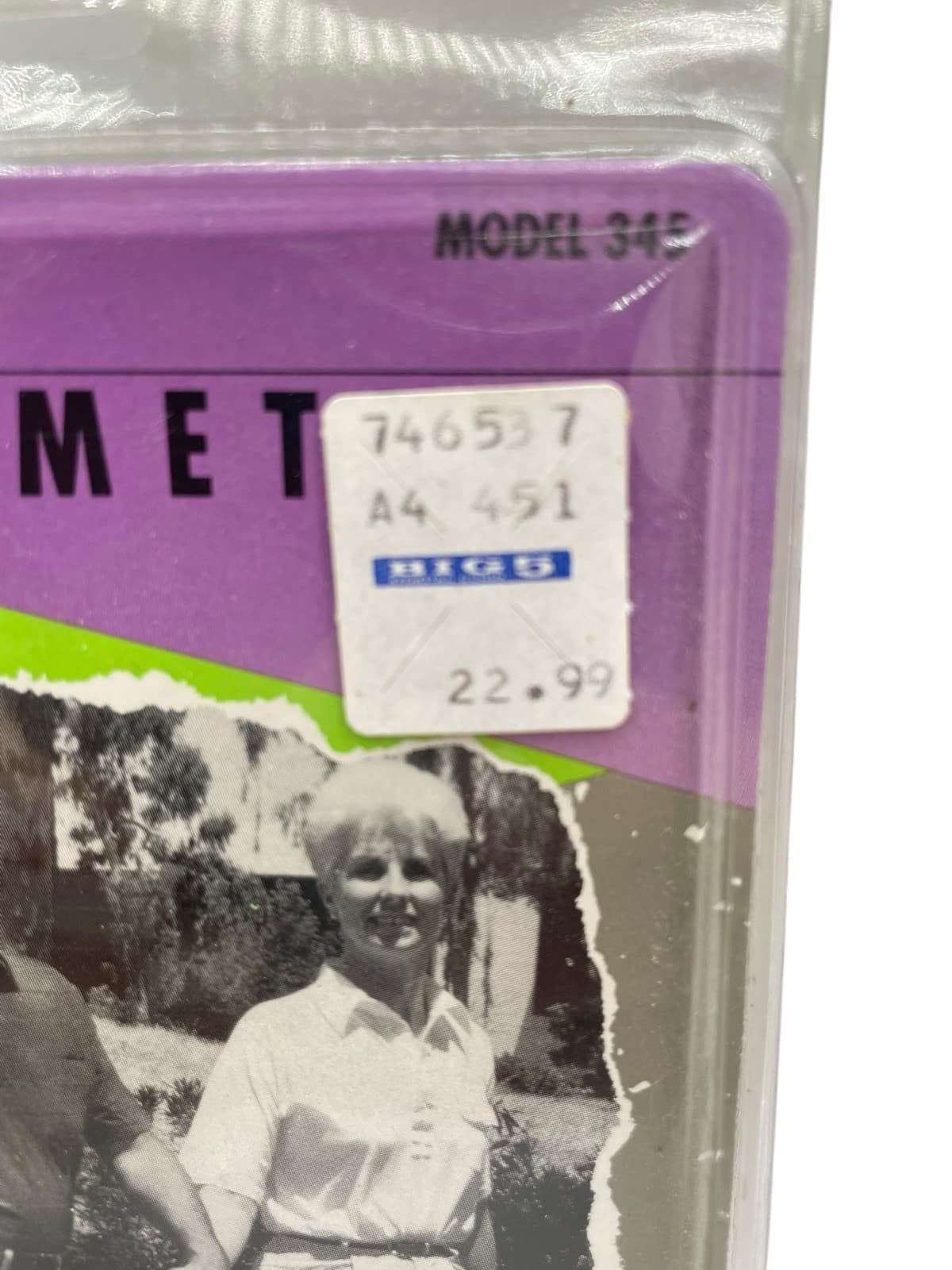 Sportline Electronic Pedometer Model 345 Track Distance Time Steps Exercise NOS 3