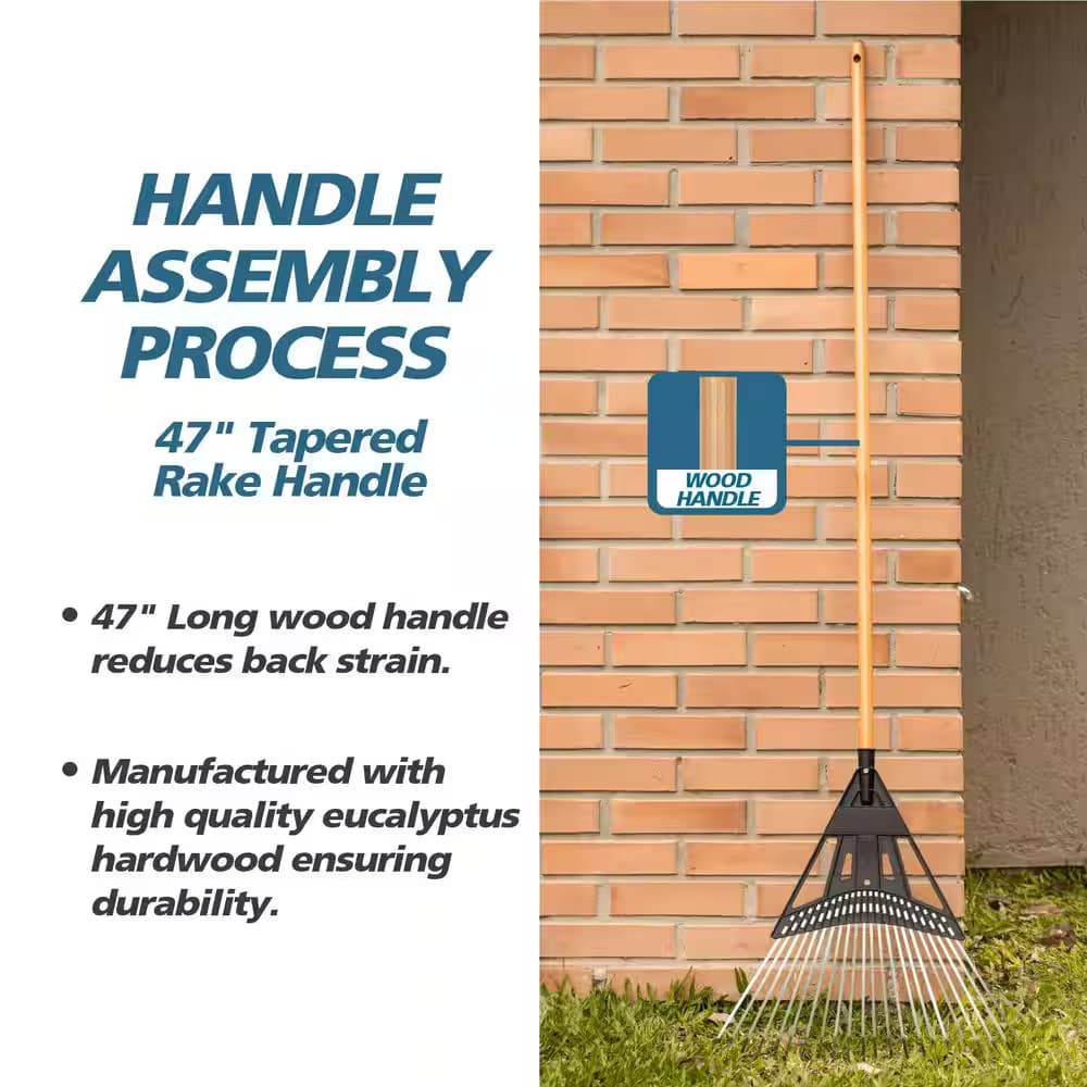 47 In. Tapered Rake Handle with 0.91 In. Diameter 3