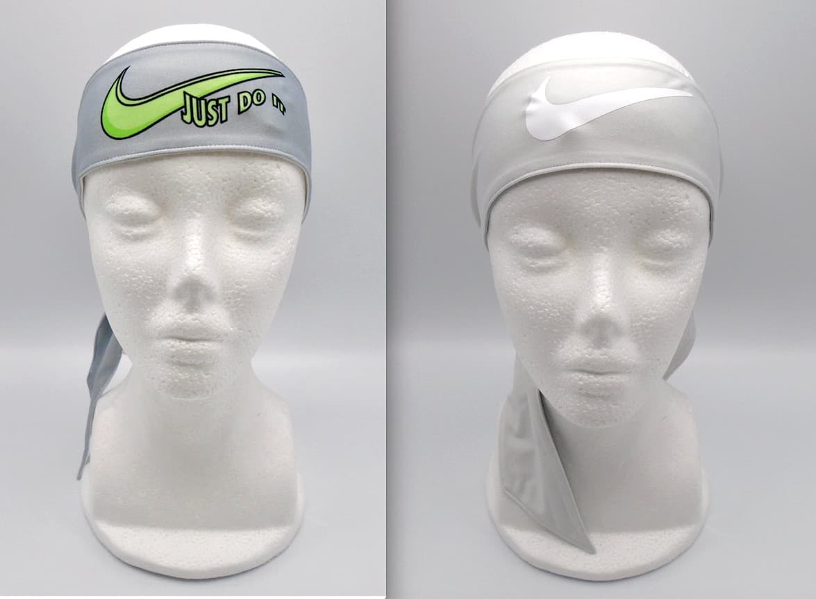 Nike DRI-FIT Head Tie 2.0 Youth Reversible Photon Dust/Particle Grey 2