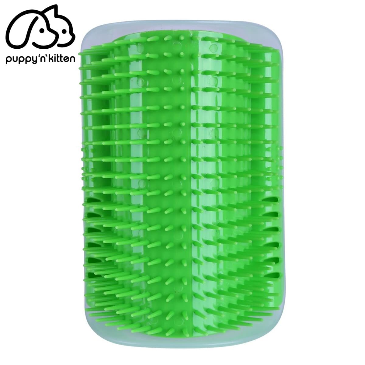 Cat Pet Self Groomer Brush Wall Corner Grooming Massage Comb Toy & Catnip