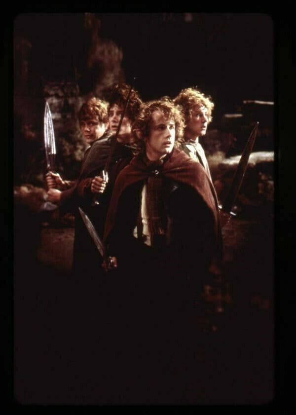 Lord of the Rings Elijah Wood Sean Astin Original 35mm Transparency stamped