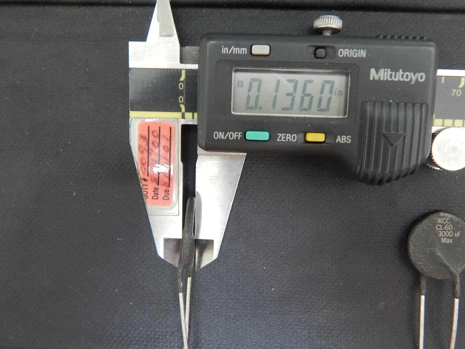 KEYSTONE CL-60 Thermistor NTC 10 Ohm 25% 2-Pin Radial - LOT OF 2 - FAST SHIPPING 4