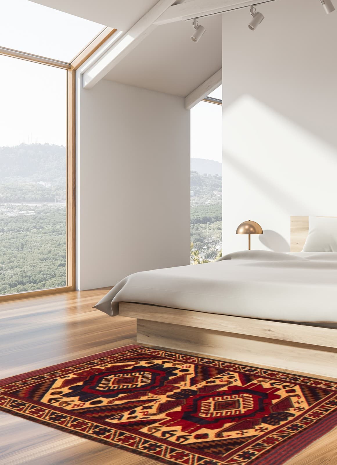 Hand Knotted Area Rug 2'10" x 4'8" Traditional Oriental Wool Carpet 2