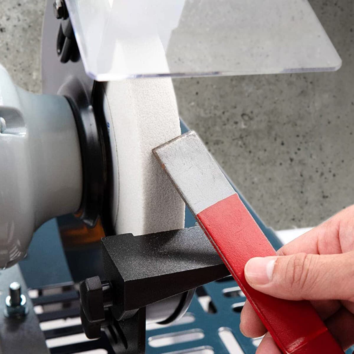 POWERTEC 8 x 1 in, Bench Grinding Wheel, 80 Grit, 5/8" Arbor, Aluminum Oxide 4