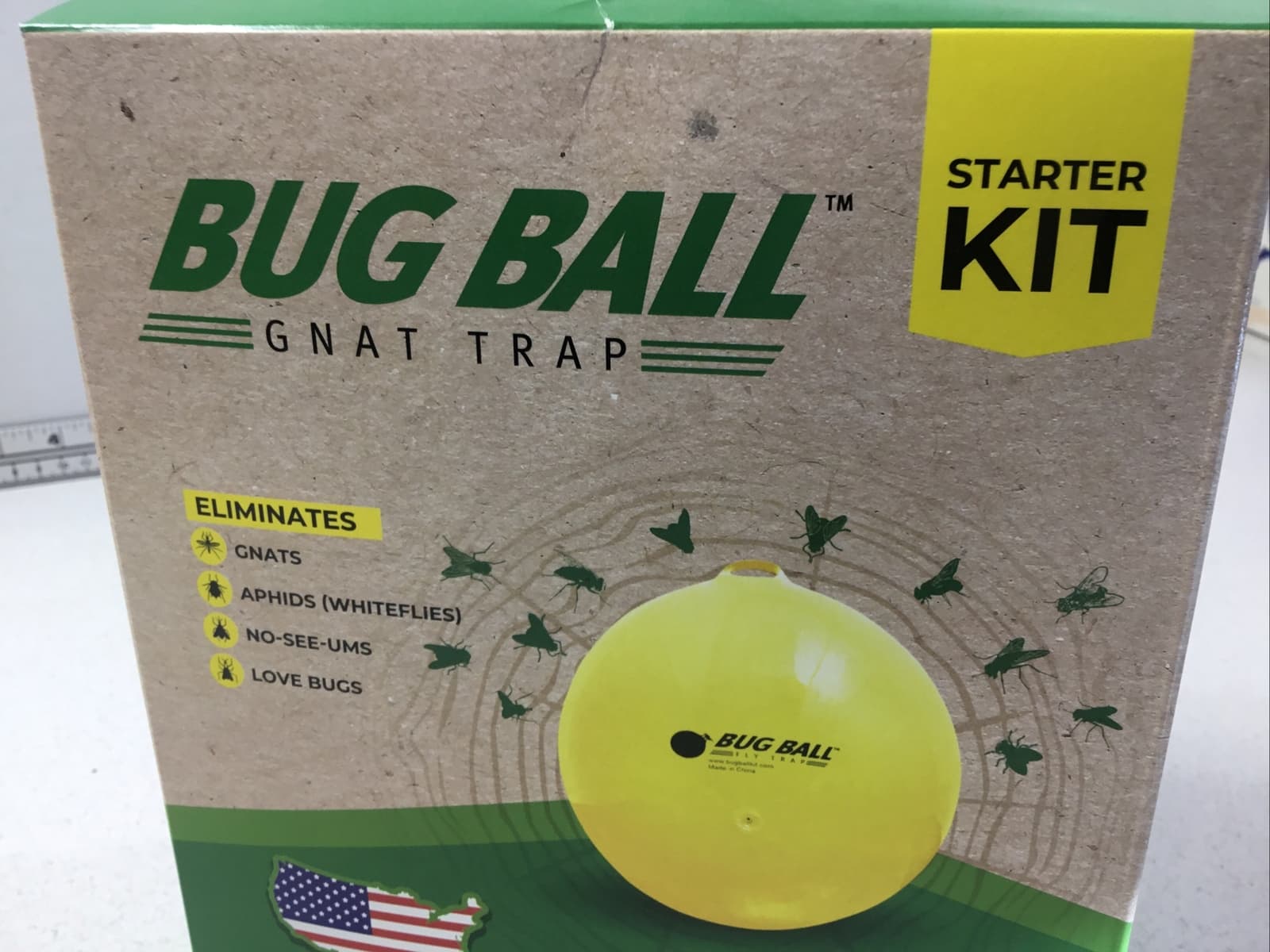 Bug Ball  Catch Em Starter Kit Gnat Trap Aphids Whiteflies No See-Ums Bugs Flies 2