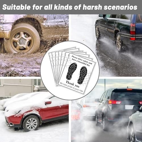 Car Paper Floor Mats,White Disposable Paper Floor Mats for Cars,Automotive Mat  6