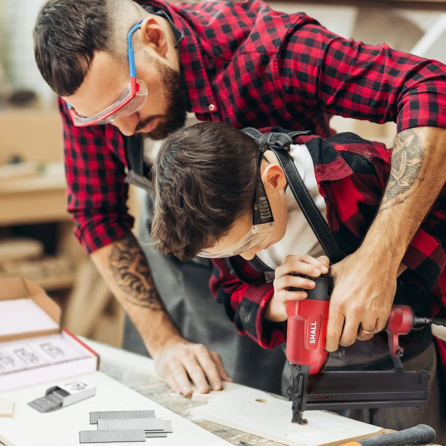 SHALL 18-gauge brads Finish Nails (T Series) 4000 pcs.from 5/8'' up to 2'' 6