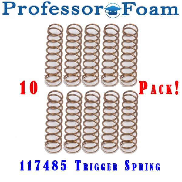 10 Pack Professor Foam 117485 Trigger Springs compatible with Graco 117485 2