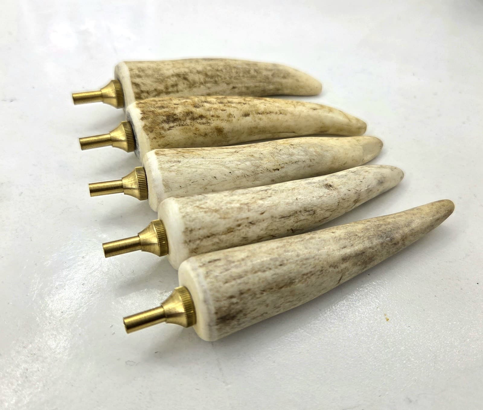 1x Custom Deer Antler Horn 3gr Pan Charger Flintlock Muzzleloader Black Powder