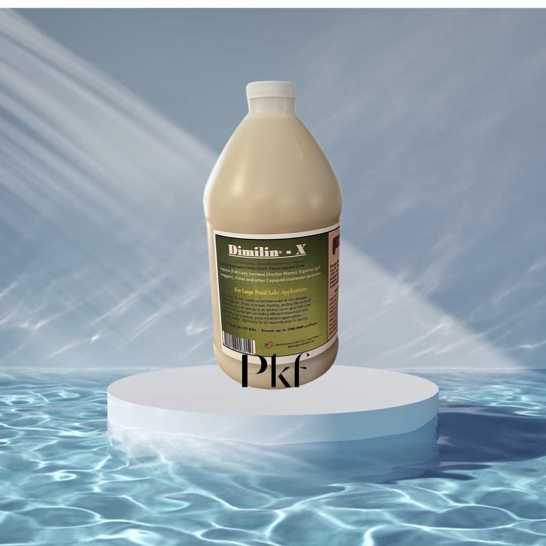 3 Half Gallon Dimilin-X Koi & Fish Treatment: PKF 2