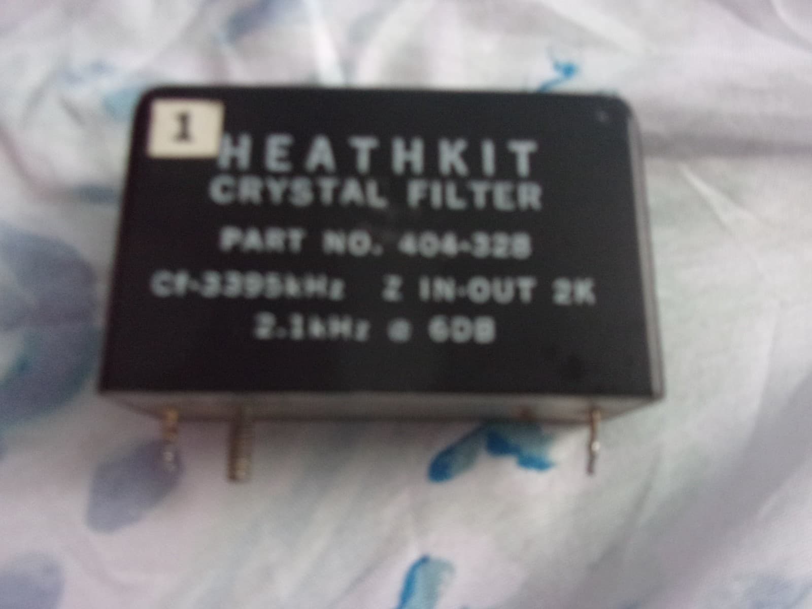 Heathkit SSB Filter Part # 404-328 HW SB Series 4